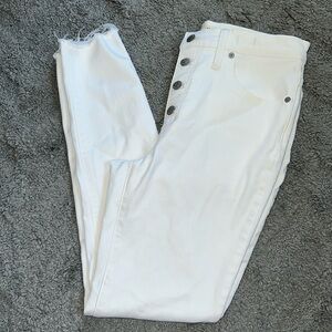 White madewell brand jeans